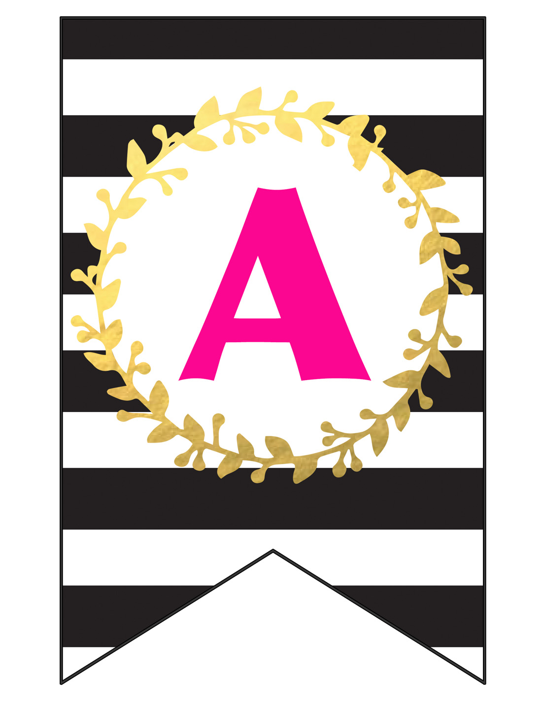 free printable happy birthday banner and alphabet - six clever sisters
